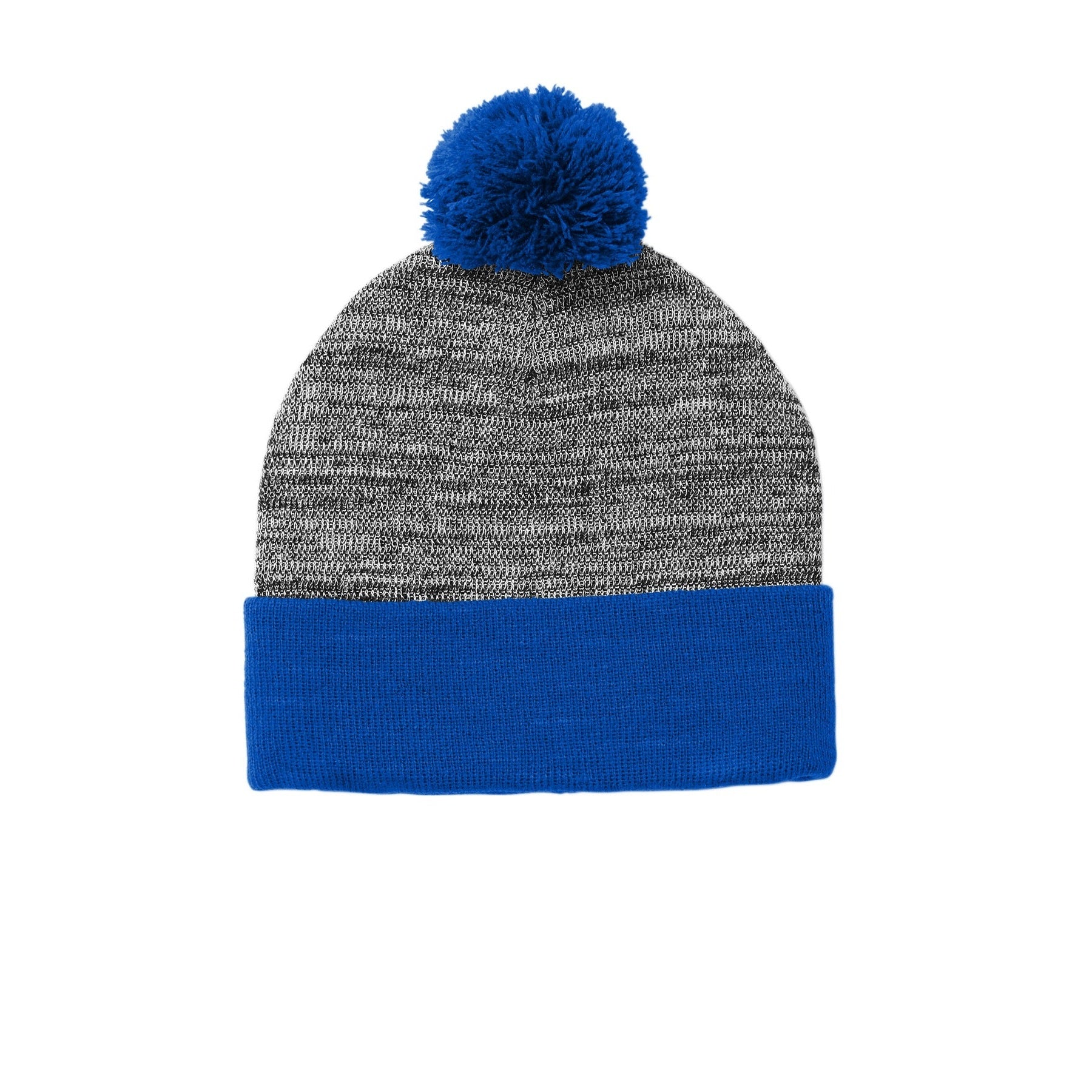 Sport-Tek-Sport-Tek ® Heather Pom Pom Beanie STC41-MedTech-7
